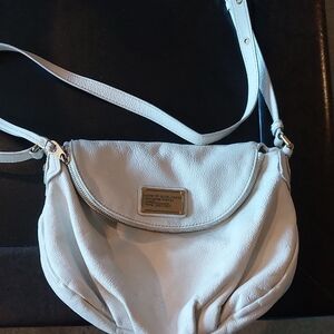 Marc By Marc Jacobs White Crossbody Bag with Adjustable Strap